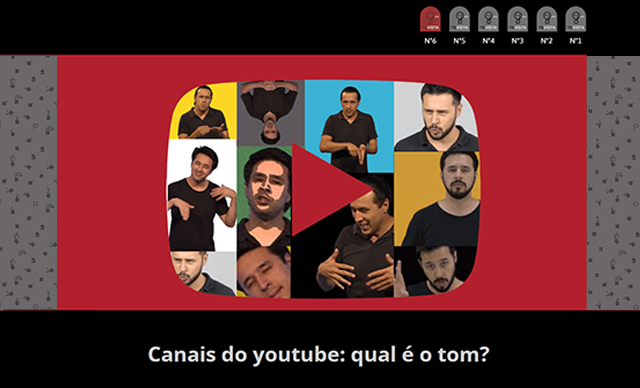 capa da matéria canais do youtube